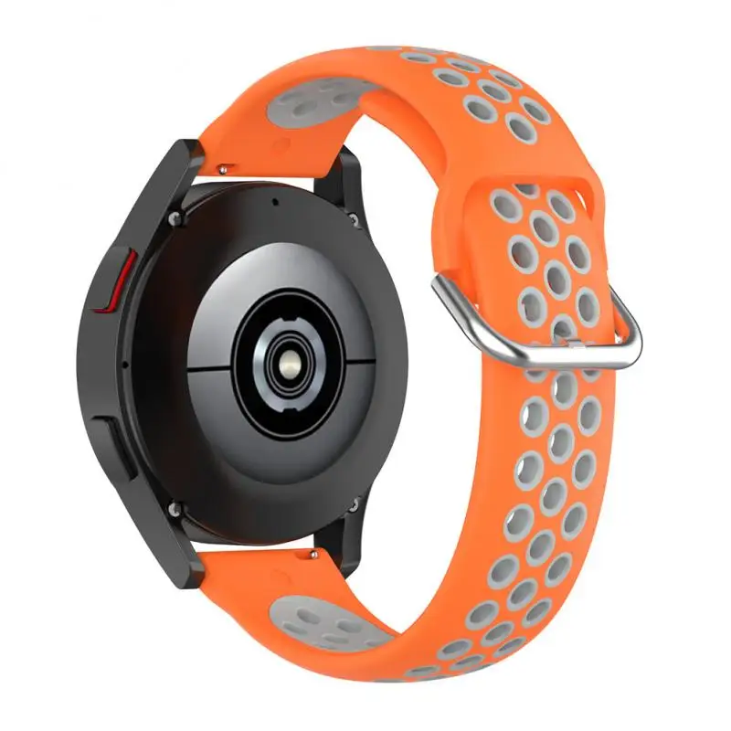 1 Pc For Samsung Galaxy Watch 4 Classic Replacement Strap Curved End Silicone Band Watch4 Wristbands 20mm | Электроника