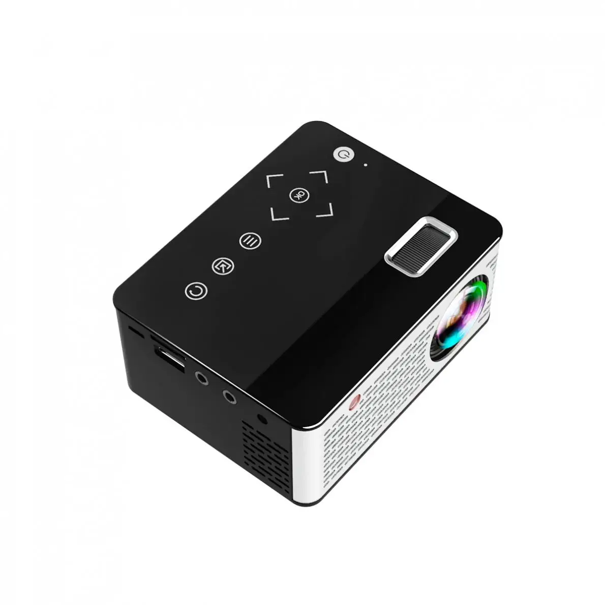 Универсальный портативный мини светодиодный проектор T260 116 дюйма для дома и