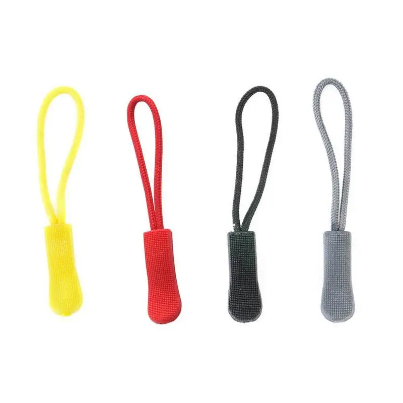 10 шт. уличные застежки молнии ползунок шнур съемник веревки для сумки пряжка