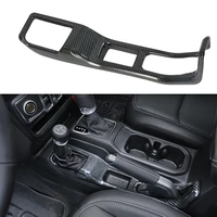 4wd gear shift panel decoration cover trim sticker for jeep wrangler jl 2018 2019 gladiator jt 2020 2021 car accessories abs