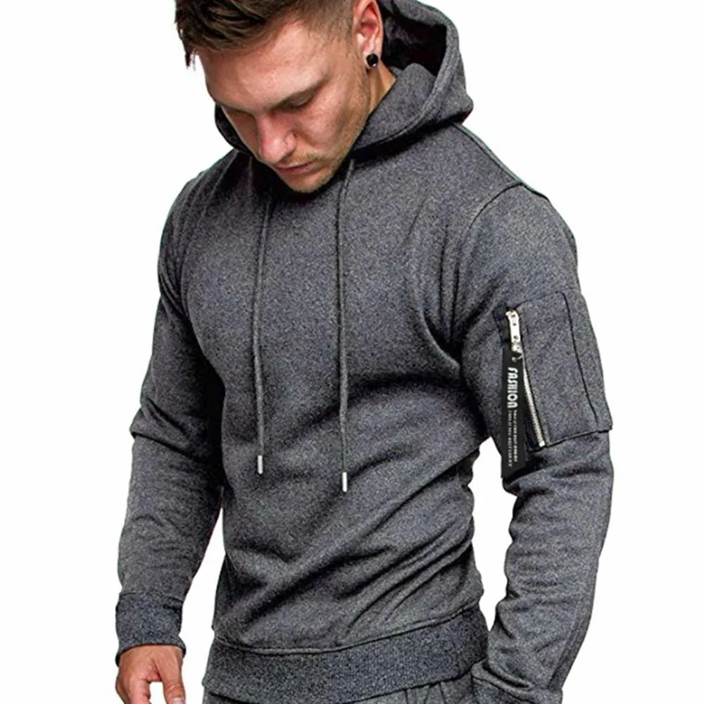 

Mens Hoodies Workout Hooded Hoodie Long Sleeve Pullover Sweatshirt Camo Sport Gym Tops Streetwear Men Clothing Sweatshirts