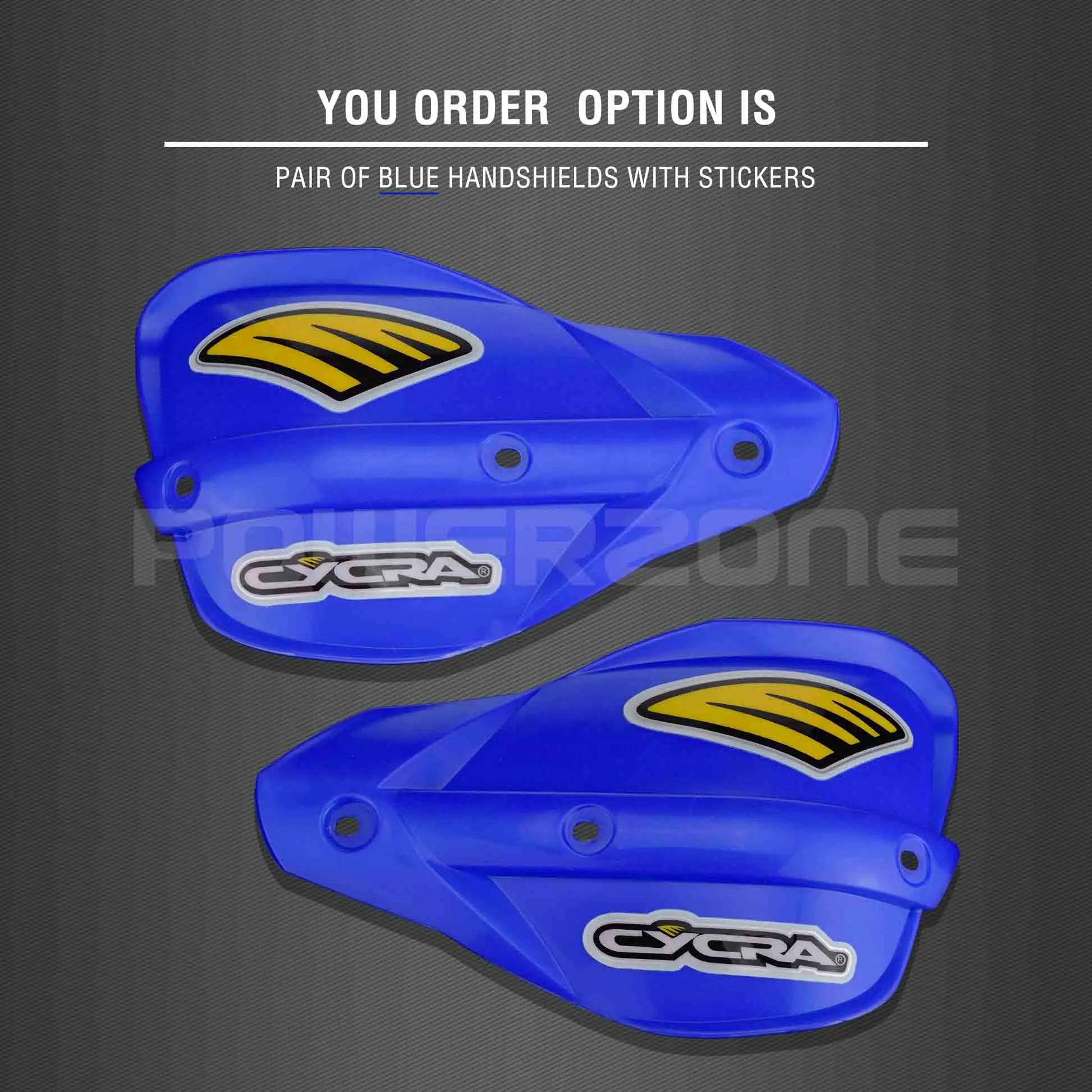 Blue Handshield Powerzone Мотоцикл Байк ATV Руль рукавицы для KTM ADV EXC Enduro Husqvarna FE TE WRF CRF YZF rmz KXF KLX - Цвет: Blue Handshield