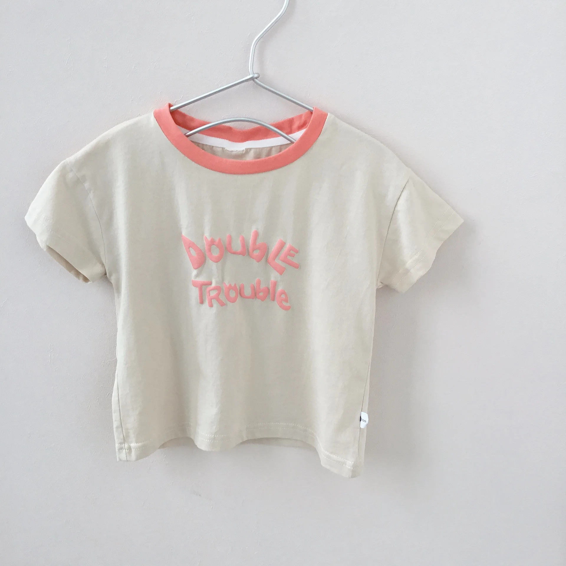 

2021 Summer New Children's Cotton Short-sleeved T-shirt Baby Bottoming Shirt Boys and Girls Round Neck Children's Clothing