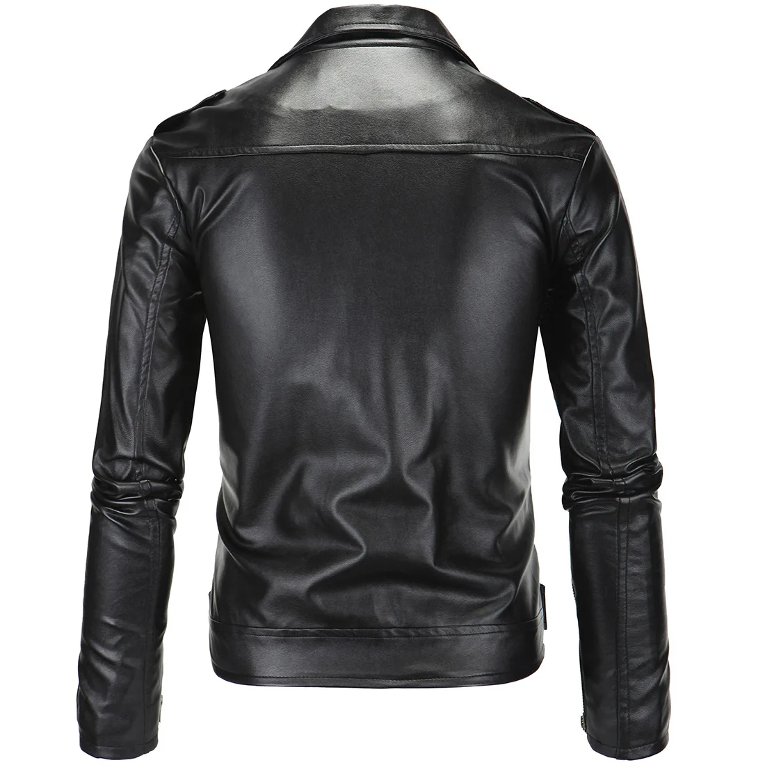 

Mens Faux Jacket Moto Biker Streetwear Men PU Coat Solid Vintage Male Lapel Leather Jacket Stylish Fashion Punk Jakcet 2020 New