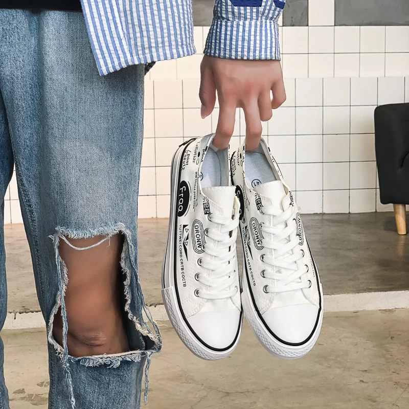 

2021 Spring Outdoors Hot Sale Comfortable Canvas Shoes Men Fashion Casual Vulcanization Tidal Current Light Students Shoes Flats