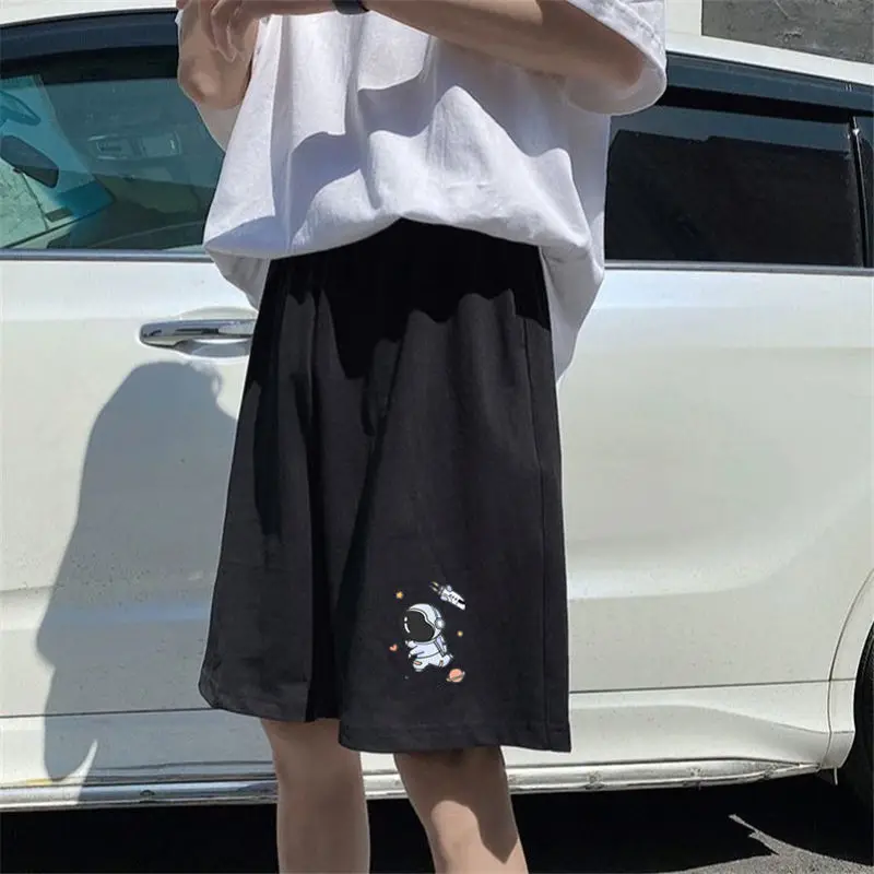 

Shorts female summer student new Korean version ins loose show thin wide leg pants casual sports pants trend