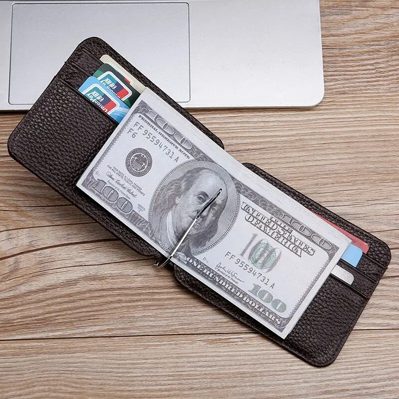 Держатель для банковских карт из натуральной коровьей кожи мужской