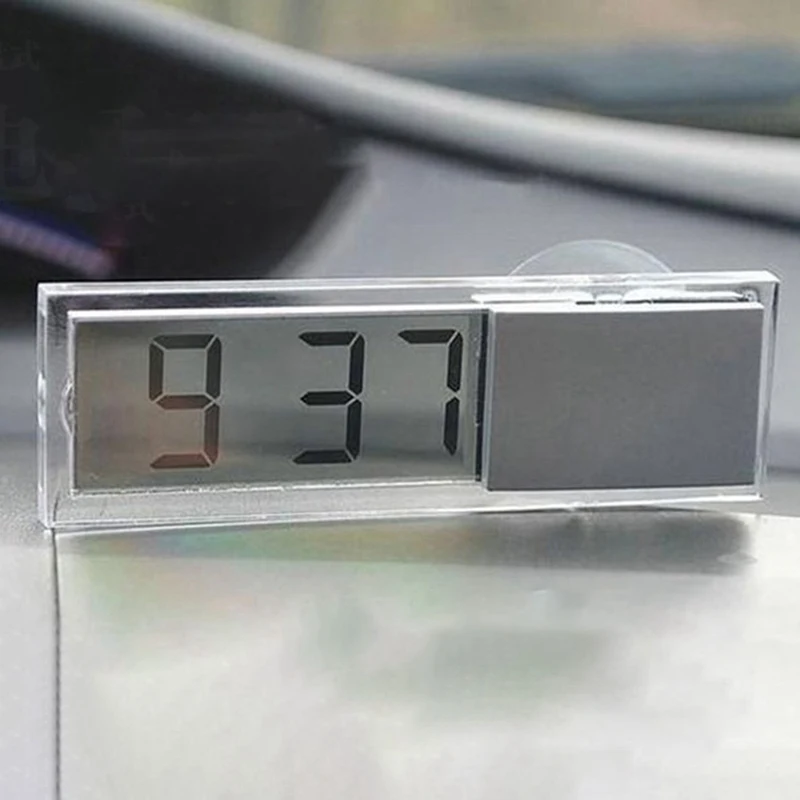 Новые lcd автомобильные цифровые часы Авто Оконный термометр по Цельсию по Фаренгейту автомобильные цифровые часы аксессуары для салона автомобиля