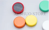 40pcs whiteboard magnets strong round magnets magnetic button stickers for pin board notice board refrigerator picture