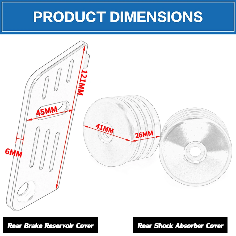 Декоративная крышка и тормозного бачка для задних амортизаторов Honda REBEL CMX 500 300