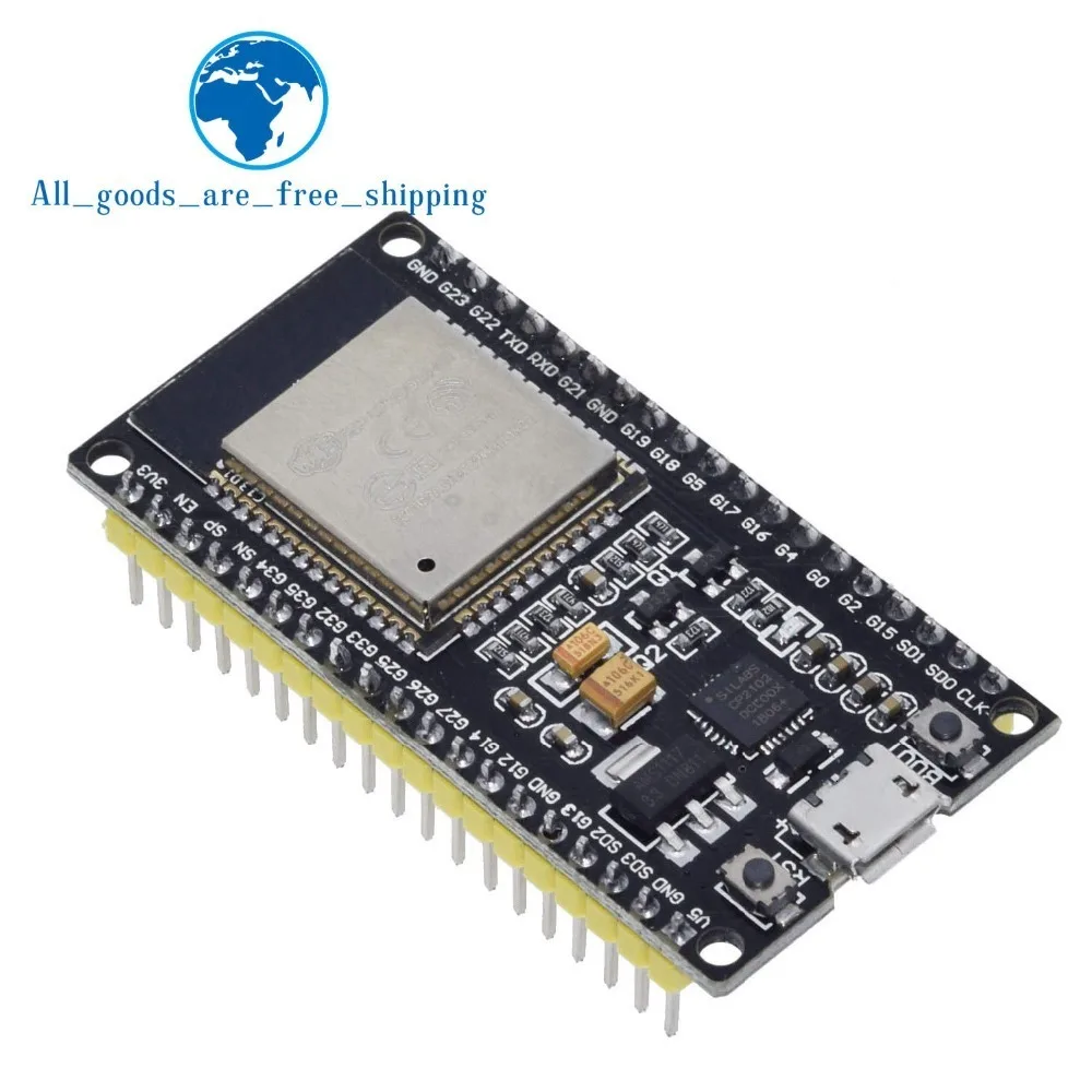 ESP32 ESP-32 ESP32S ESP-32S CP2102 беспроводной WiFi Bluetooth макетная плата Micro USB двухъядерный усилитель мощности фильтрующий модуль