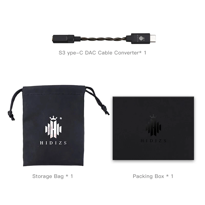 HIDIZS S3 (Sonata III) HiFi аудио Type-C DAC кабель конвертер USB 3 5 мм усилитель для наушников
