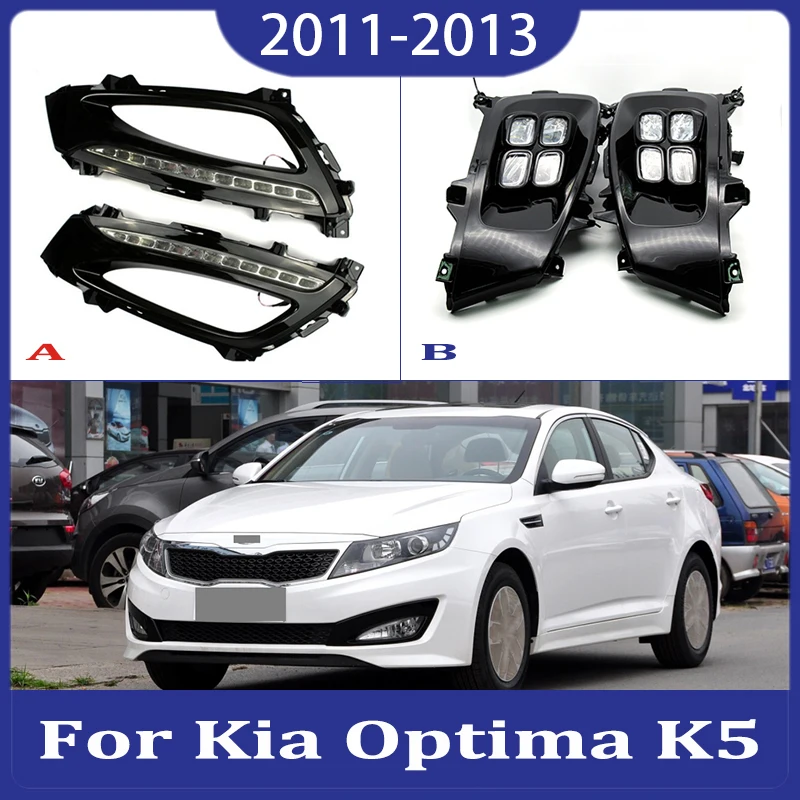2 шт. для Kia Оптима K5 2011 2013 6000K белый светильник Светодиодный дневной вождения бега