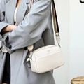 100% натуральная кожа женские сумки модные роскошные брендовые маленькие сумки на плечо высокое качество мягкая воловья кожа женская сумка-мессенджер Sac - фото
