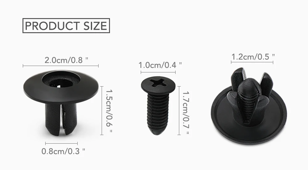 8 мм черный детали крепления зажим для автомобиля Mazda Demio 2 3 5 6 M2 M3 M5 M6 CX 7 9 RX MX5 MPV