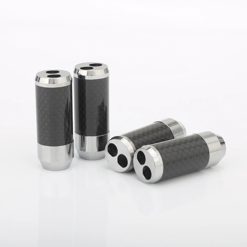 4Pcs DIY Splitt Carbon Fiber Pants Boot Y Splitter Speaker Audio Cable Wire pant | Электроника