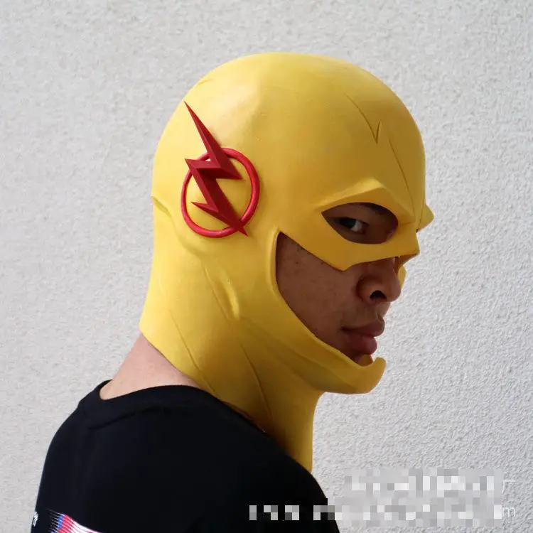 Маска на Хэллоуин настоящая маска молнии гарнитура Dc Super hero The Flash Hero Movie Theme Cos