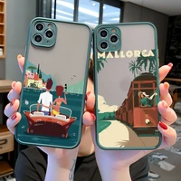 drive around the world scenery car phone case for iphone 7 8 plus se 2020 11 12 13 pro max x xr xs max shockproof cover funda