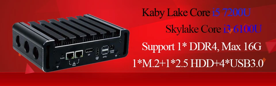 Причастником безвентиляторный мини компьютер i7 8550U/7560U i5 8250U/7260U 2* DDR4 Msata+ M.2 SSD Micro PC Win10 Pro Barebone HTPC Nuc VGA HDMI