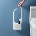 Инструменты для домашней уборки, щетка для туалета, Набор щеток для ванной и туалета, инструменты для чистки туалета, силиконовая щетка 2 в 1 для туалета