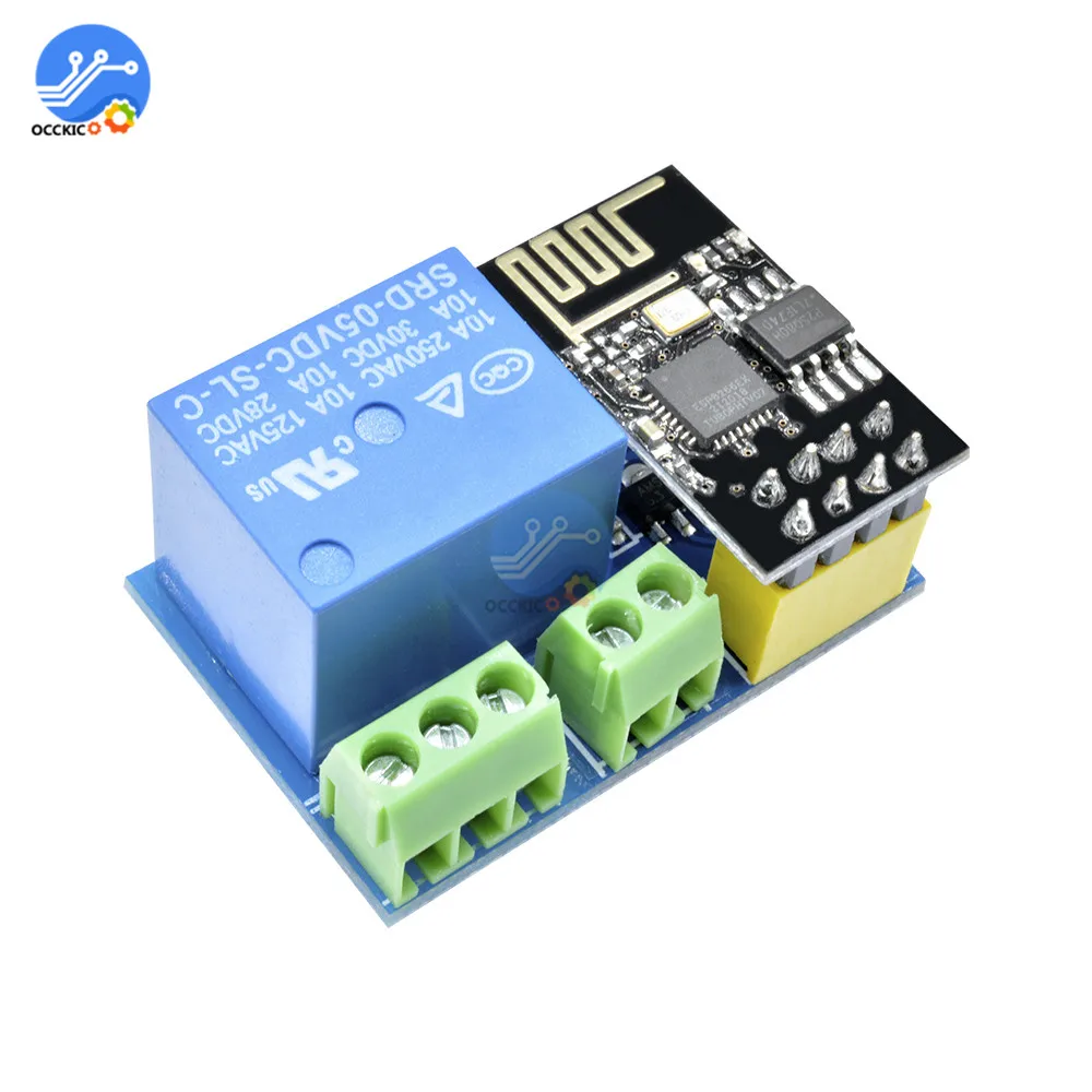 Модуль реле задержки Wi Fi 5 в постоянного тока ESP8266 Стандартный беспроводной
