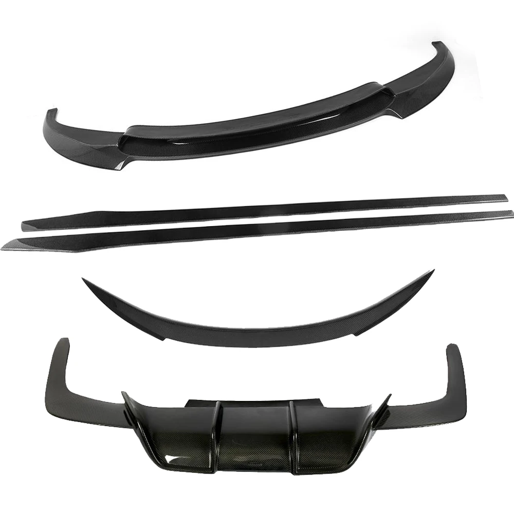 

For M6 Body Kits Front Bumper Lip For BMW 6 Series F06 F12 F13 M6 2013-2018 Rear Diffuser Spoiler Side Skirts Carbon Fiber