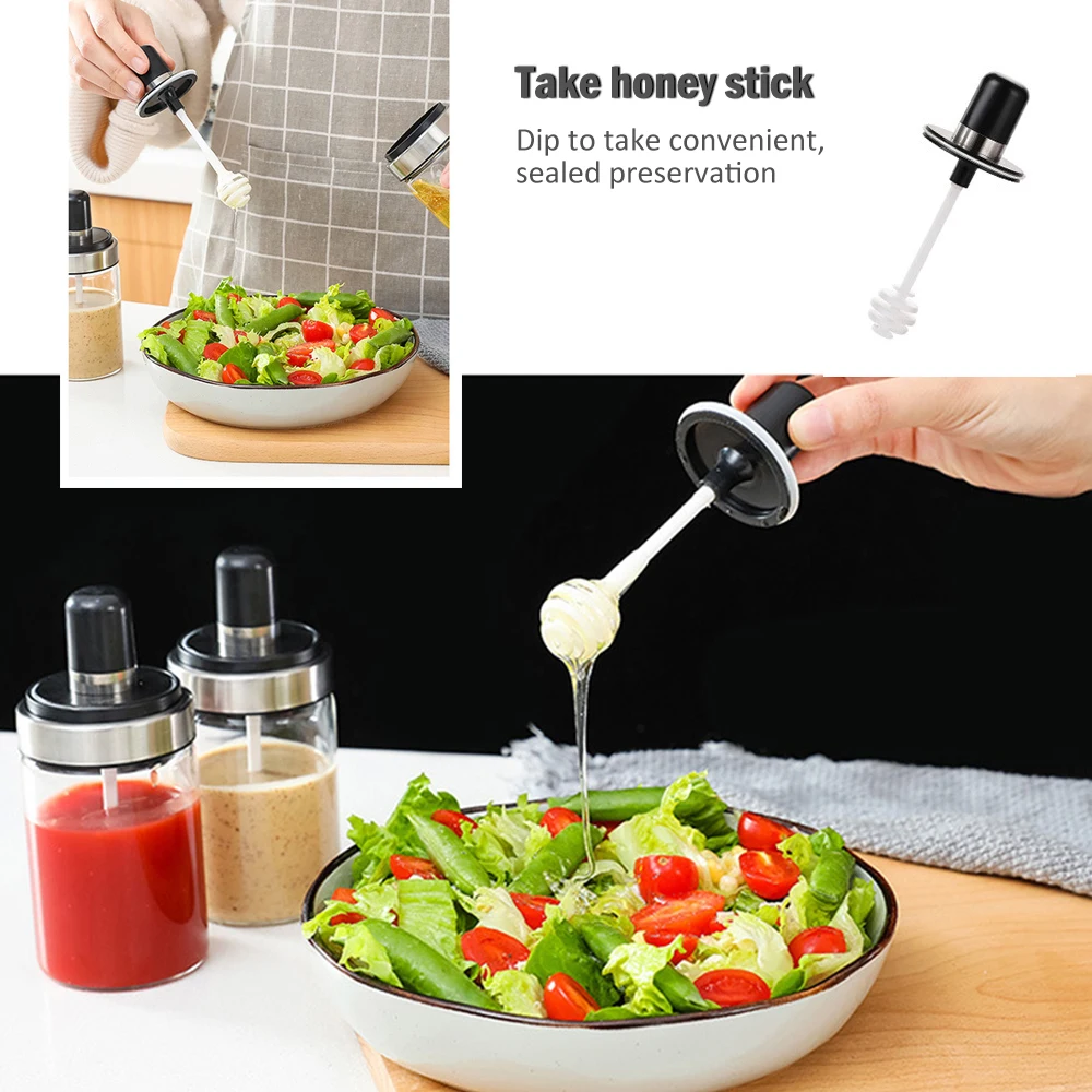 3 стиля 250 мл Кухня Стекло приправа бутылка для соли сахара перца порошок масла