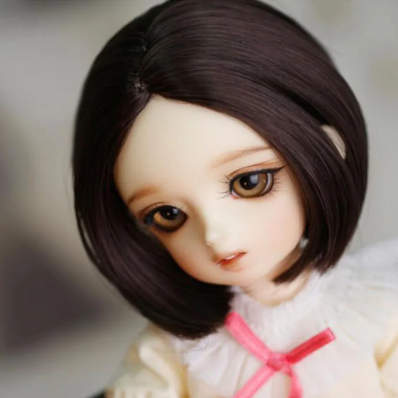 Парик для шарнирной куклы черный 1/3 1/4 1/6 1/8|bjd wig|for bjdmsd bjd wig |