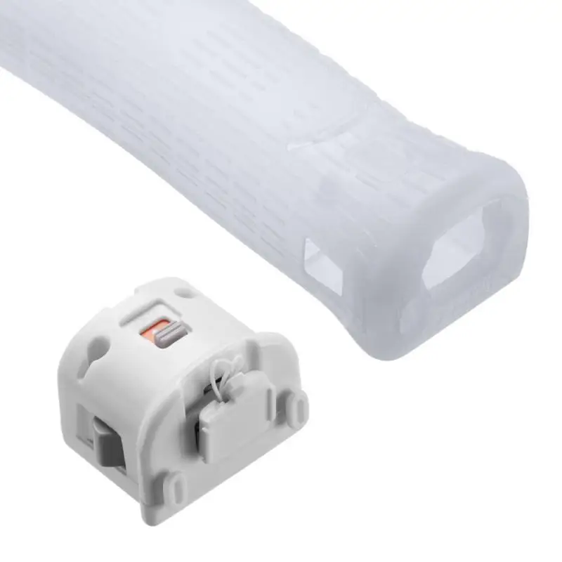 

Enhance Gamepad Adapter + Silicone Sleeve Remote Controller Sensor Accuracy Game Motion Precision For Nintendo Wii Motion Plus