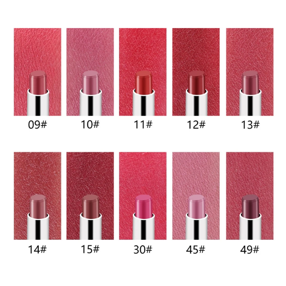 Матовая губная помада водостойкая бархатная естественный нюд макияж