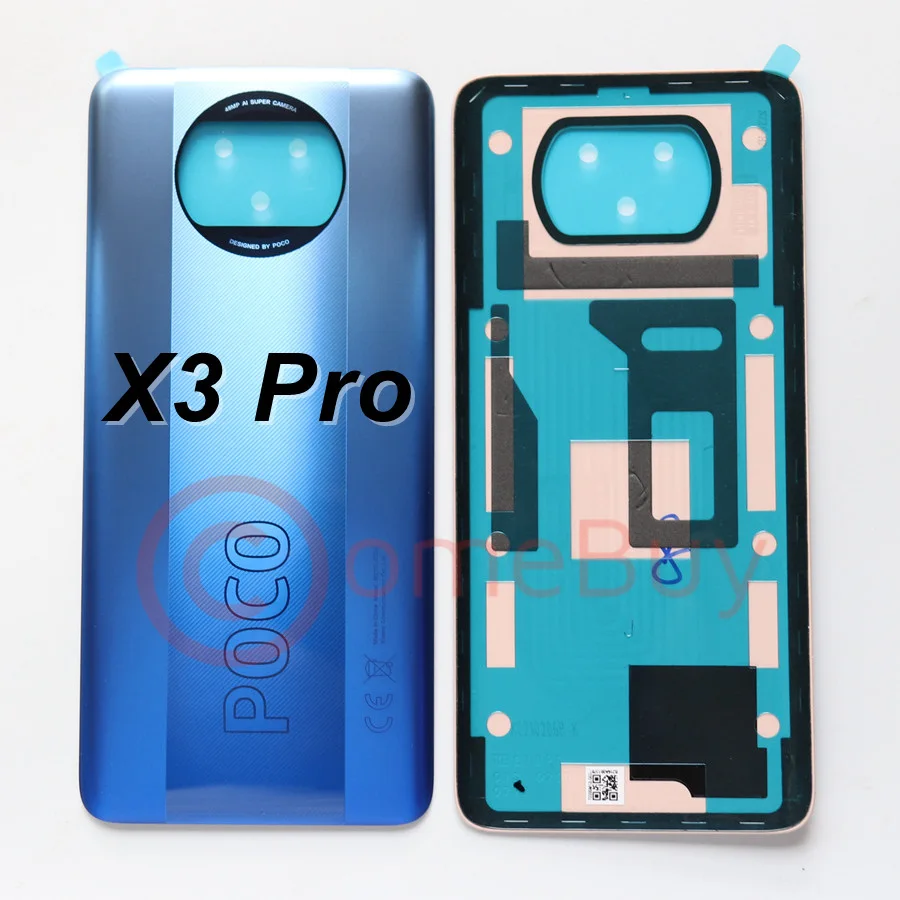 

Original NEW Back Cover For Xiaomi Poco X3 NFC X3 Pro Battery Cover Rear Housing Door Case For Poco X3 Battery Cover Replacement
