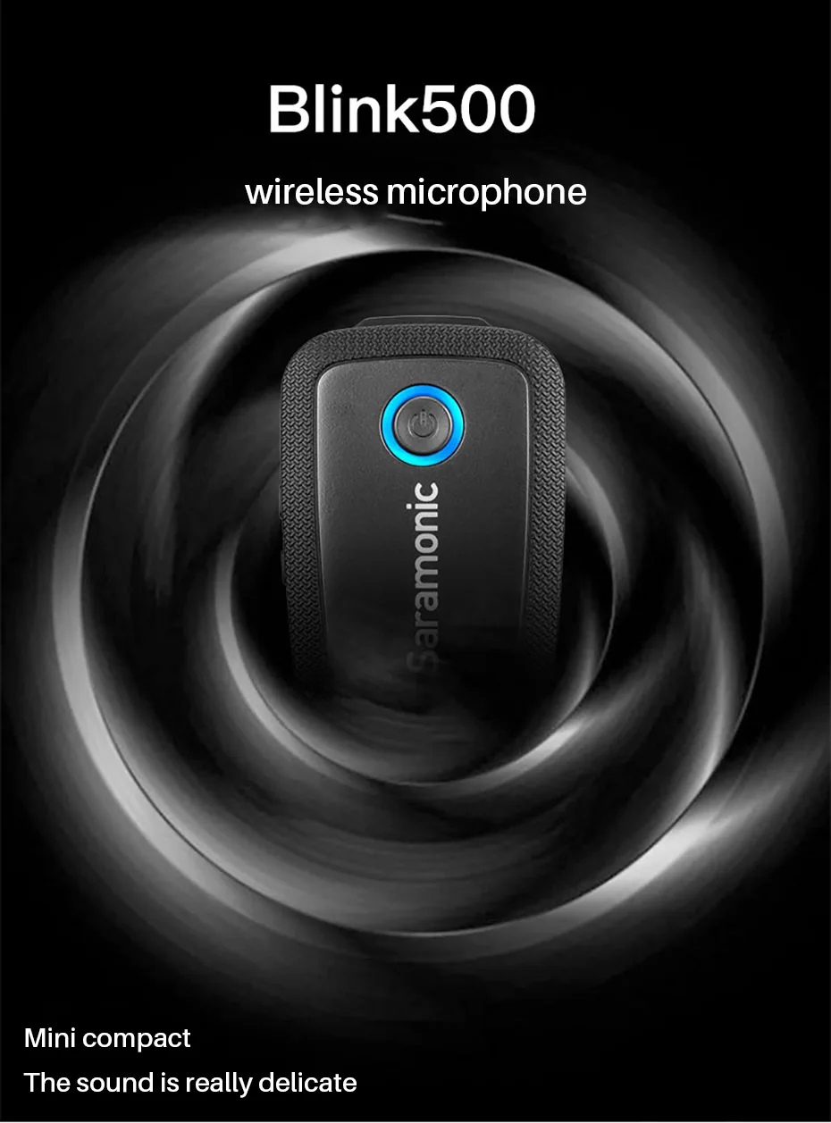 Saramonic Blink 500 Series B1 B2 B5 B6 2,4 ГГц Двухканальный беспроводной микрофон с петличный Blink500 VS RODE wireless go