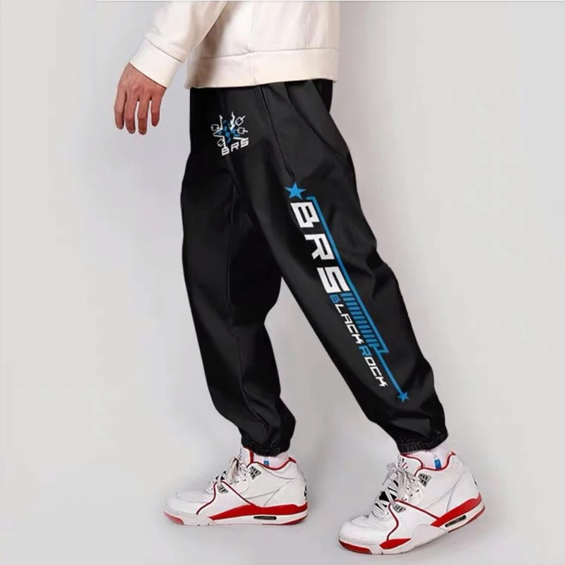 Джоггеры в японском стиле аниме BRS черные брюки для стрельбы рок повседневные