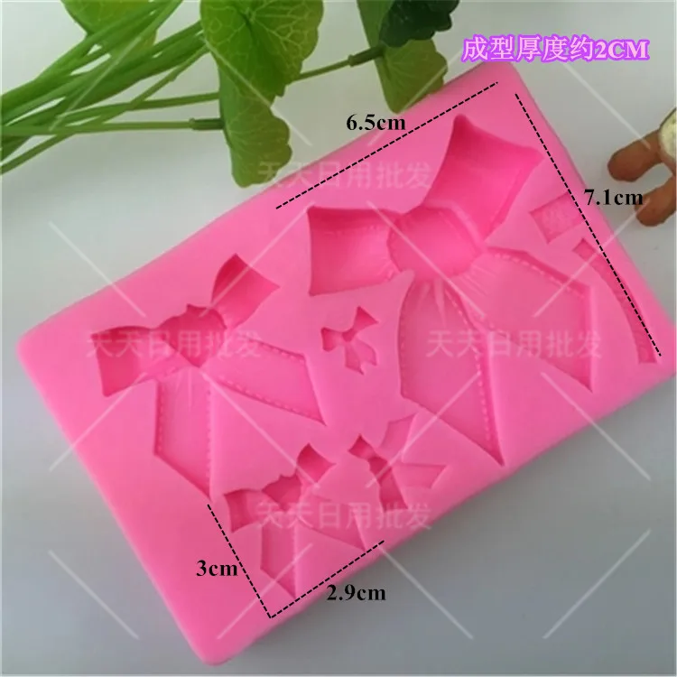 1Pcs Knot Silicone Mold Bow Chocolate Tool Cake Sugarcraft Decorating Tools Fondant Molds Border Mould | Дом и сад
