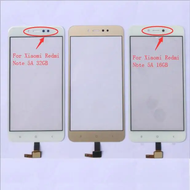 Сенсорная панель для Xiaomi Redmi Note 5A экран 5 дюйма 16 ГБ/5A Prime 32 ГБ | Мобильные телефоны и