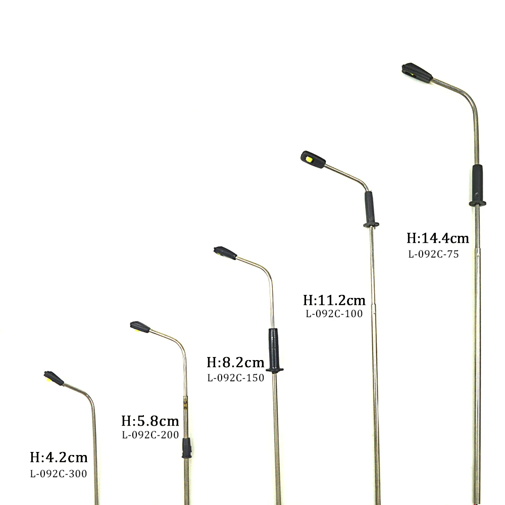 OO Model Lamppost LED made Lamp long life street light NO Hot #L610 20 pcs HO 