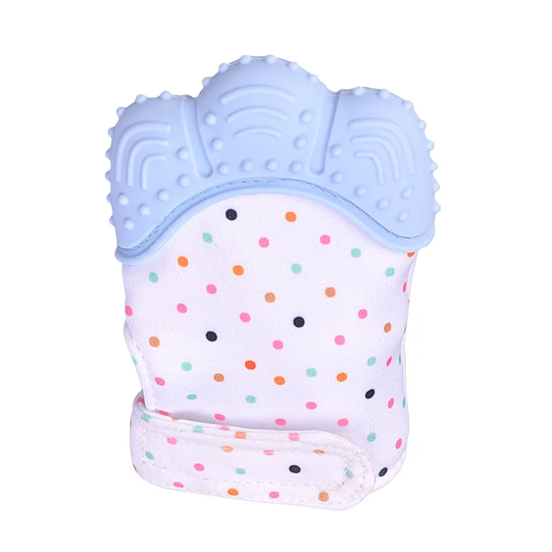 

Baby Silicone Gloves Molar Gloves Chew Care Gloves Teeth Natural Stop Sucking Thumb Toys teether