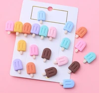 kawaii simulation ice cream resin flat back cabochons for scrapbooking diy crafts accessories