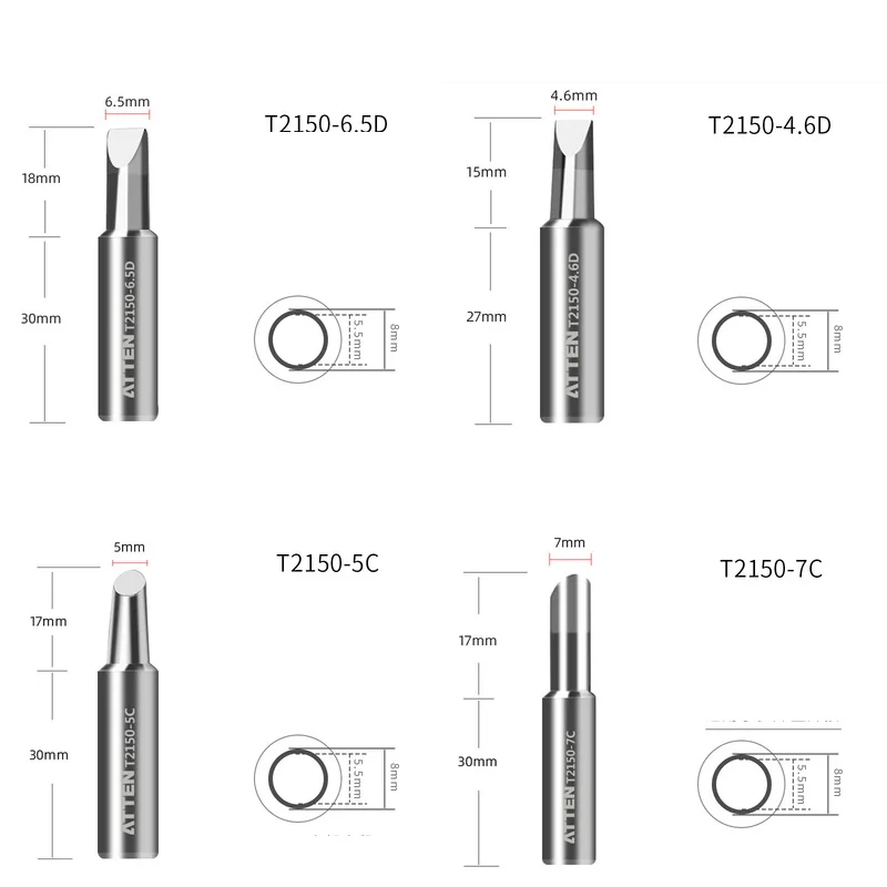 ATTEN аутентичный наконечник для ST 2150 ST-2150 ST 2150D ST-2150D паяльник