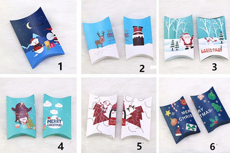 Рождественская упаковка подарочная коробка подушка рождественская елка лося