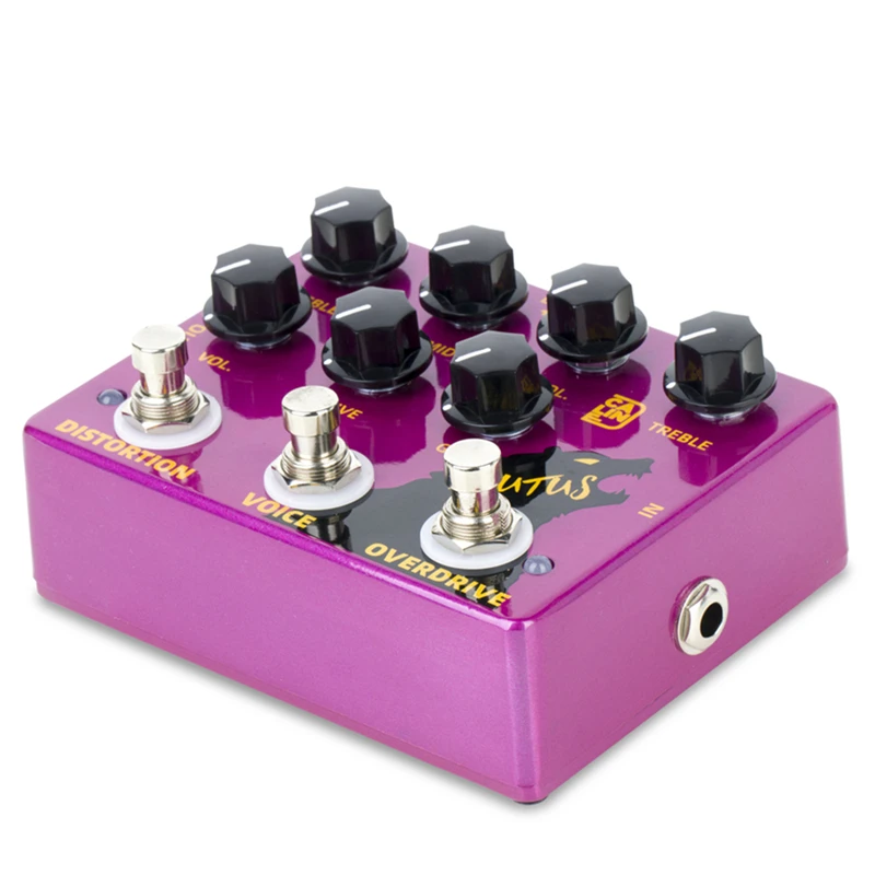 Caline DCP-02 BRUTUS Distortion & Overdrive 2-in-1 Guitar Effect Pedal True Bypass Electric Guitar Parts & Accessories enlarge