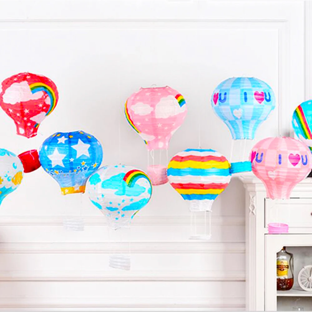 Подвесные воздушные шары бумажные фонари многоразовые стандартные день