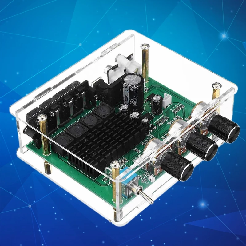Плата усилителя TPA3116D2 80 Вт * 2 стерео 0 RCA цифровой сабвуфер управление динамиками