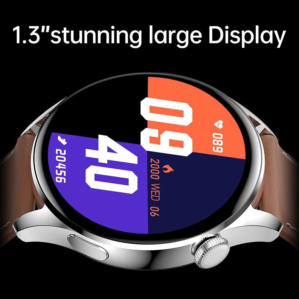 Смарт-часы LEMFO мужские умные часы с экраном 360 HD 2021 Bluetooth музыка сделай сам