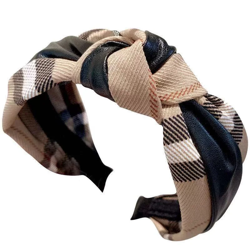 

New Women Suede Soft Solid Print Headbands Vintage Cross Knot Elastic Hairbands Bandanas Girls Hair Bands Hair Accessories