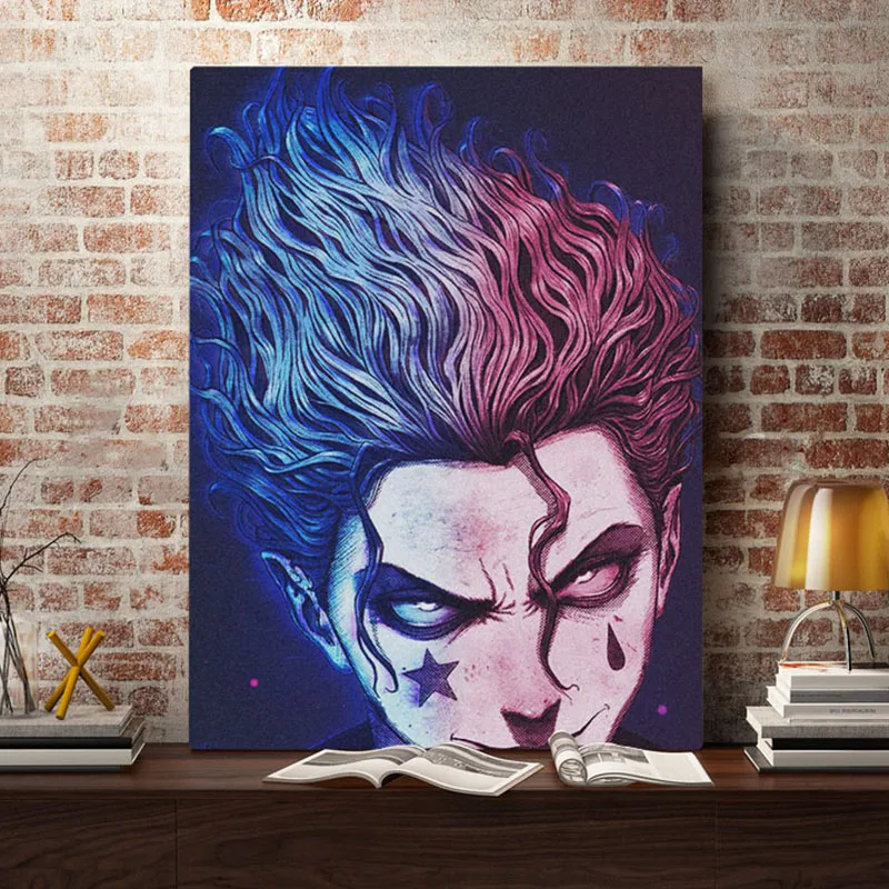 Аниме плакаты настенное Искусство Холст Картина HunterxHunter Hisoka Morow HxH декор гостиной
