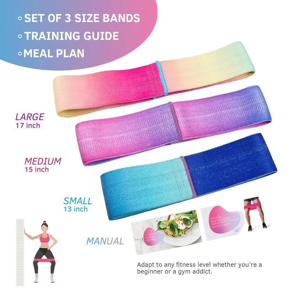 

Elastic Bands For Fitness Resistance Bands Exercise Hip Circle Expander Bands Fitness Booty Band Home Workout D8v1