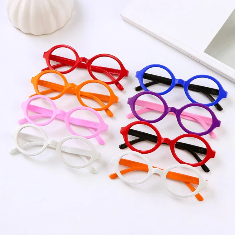 

Boys Girls Cartoon Children Kids Glasses Eyeglass Frame Multi-Color Baby Toys