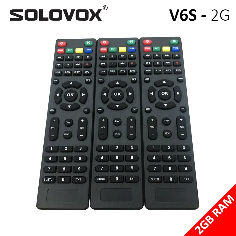 Спутниковая ТВ-приставка SOLOVOX V6S 2G MINI HD DVB S2 доставка в Бразилию поддержка карт IKS