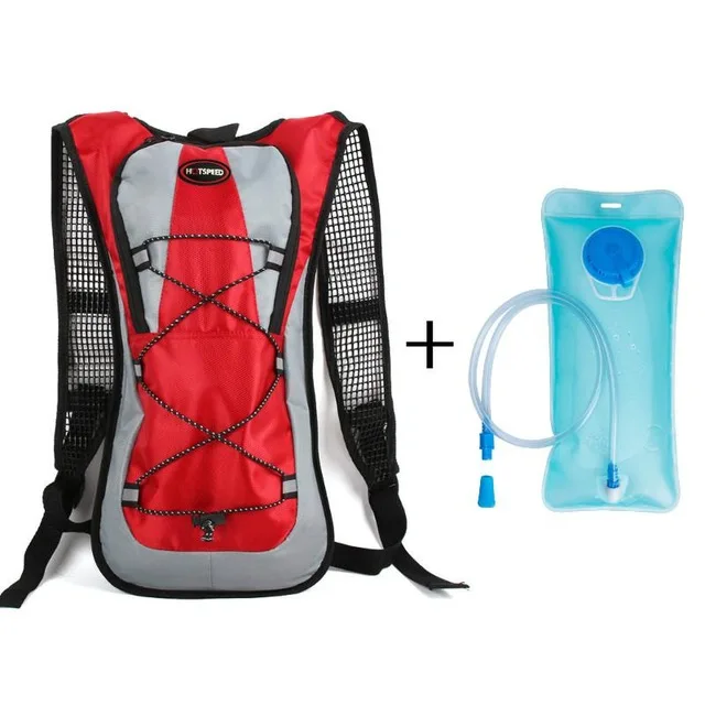 2L Waterproof bicycle Backpack water bag,man's MTB bike bag for backpack,Outdoor Hiking Riding Hydration Backpack - Цвет: Red